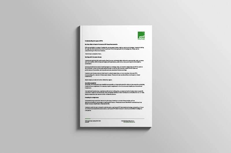 An introduction to ETFs
